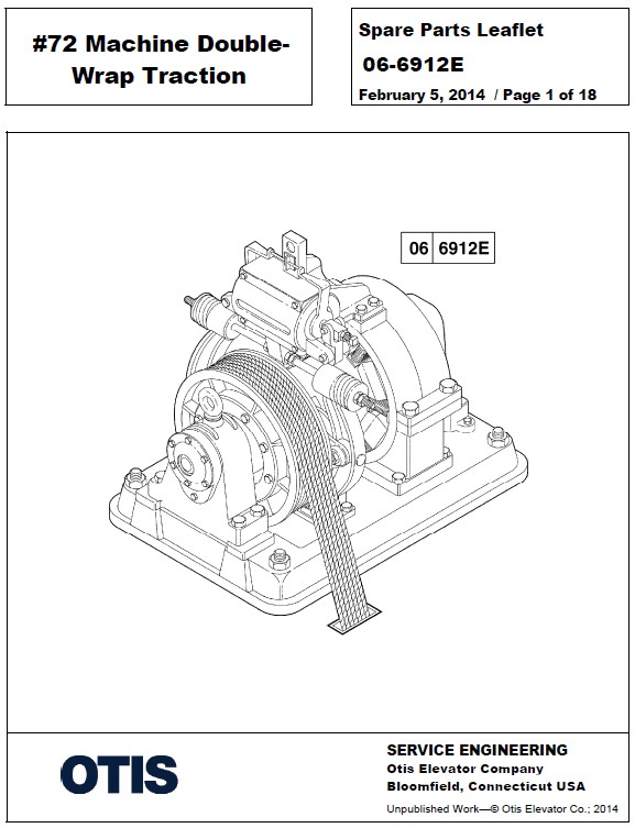 SPL 06-6912E #72 Machine Double-Wrap Traction