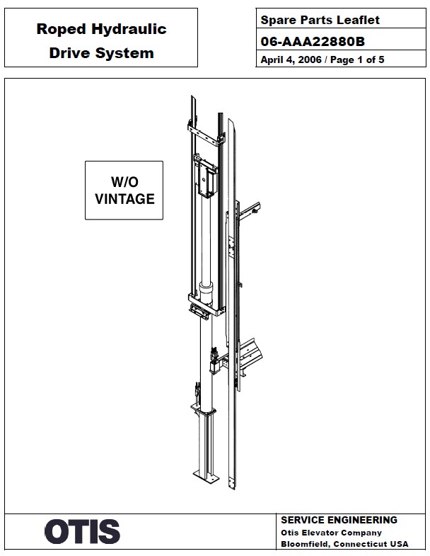 SPL 06-AAA22880B Roped Hydraulic Drive System