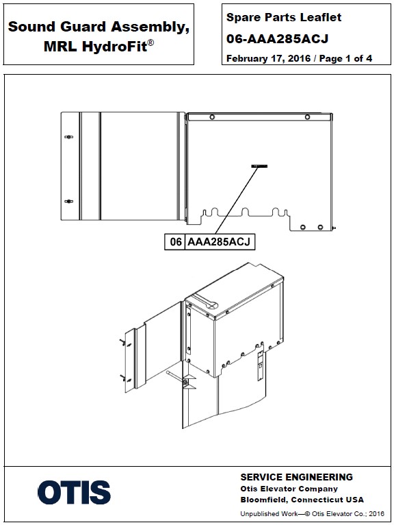 SPL 06-AAA285ACJ Sound Guard Assembly, MRL HydroFit