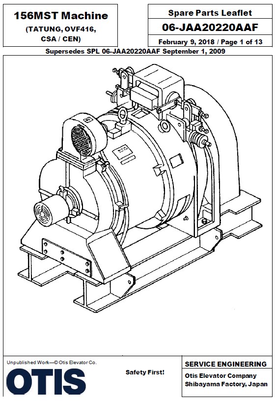 SPL 06-JAA20220AAF 156MST Machine (Tatung, OVF416, CSA/CEN)