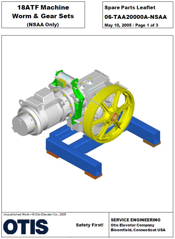 SPL 06-TAA20000A-NSAA 18ATF Machine Worm & Gear Sets (NSAA Only)