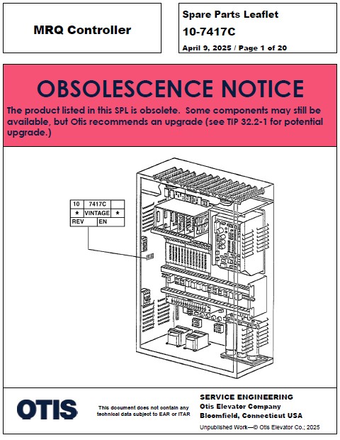 SPL 10-7417C (OBSOLETE) MRQ Controller