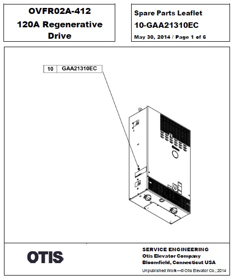 SPL 10-GAA21310EC OVFR02A-412 120A Regenerative Drive