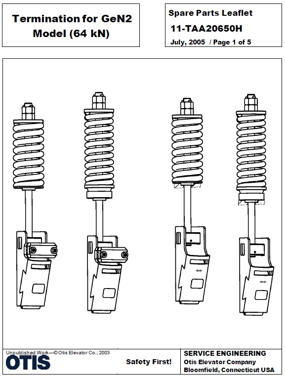 SPL 11-TAA20650H Termination for GeN2 Model (64 kN)