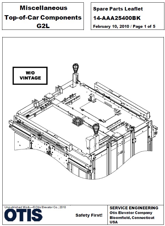 SPL 14-AAA25400BK Miscellaneous Top-of-Car Components: G2L