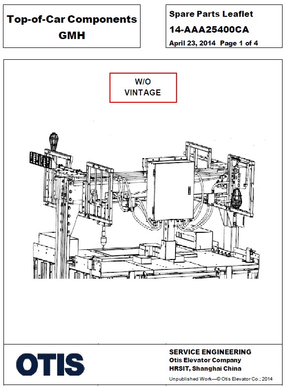 SPL 14-AAA25400CA Top-of-Car Components: GMH