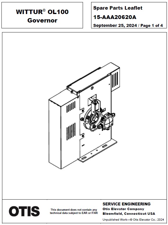 SPL 15-AAA20620A WITTUR OL100 Governor