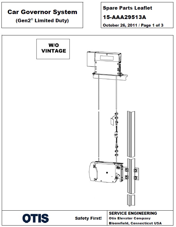 SPL 15-AAA29513A Car Governor System (Gen2 Limited Duty)
