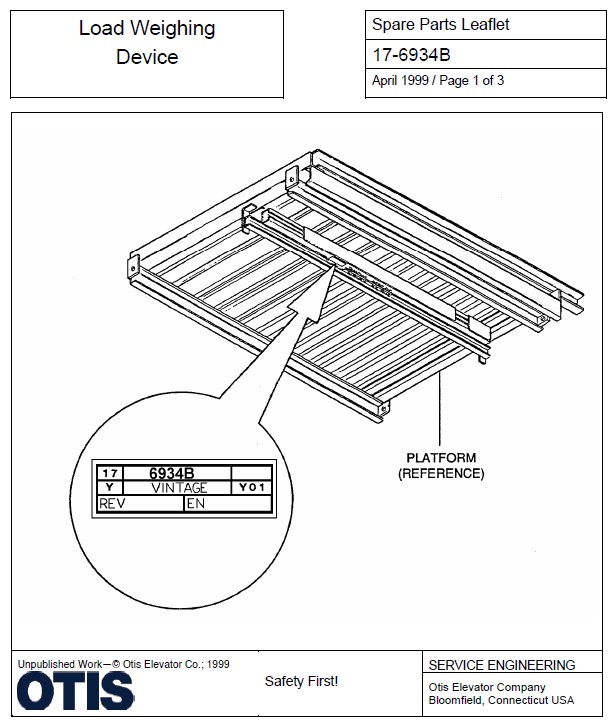 SPL 17-6934B Load Weighing Device