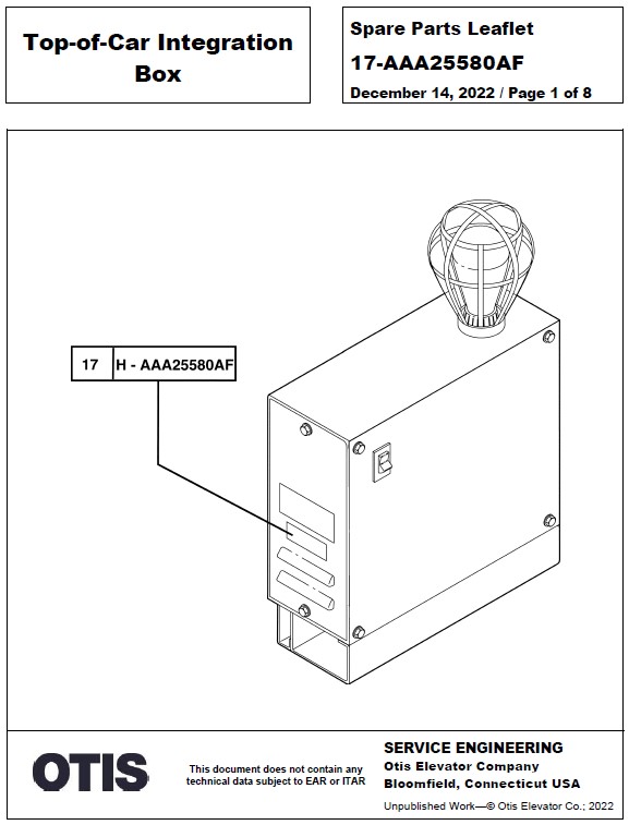 SPL 17-AAA25580AF Top-of-Car Integration Box