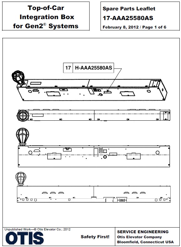 SPL 17-AAA25580AS Top-of-Car Integration Box for Gen2 Systems