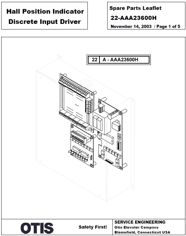 SPL 22-AAA23600H Hall Position Indicator Discrete Input Driver