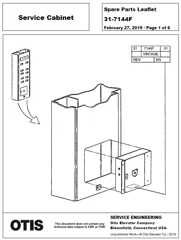 SPL 31-7144F Service Cabinet