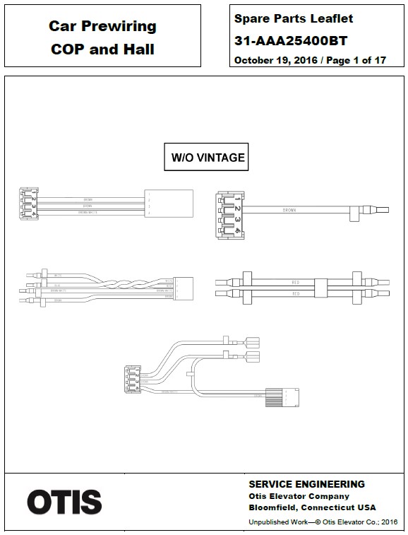 SPL 31-AAA25400BT Car Prewiring COP and Hall Wiring Harness