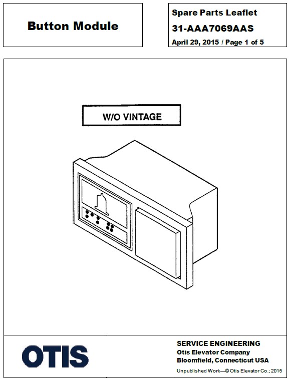 SPL 31-AAA7069AAS Button Module