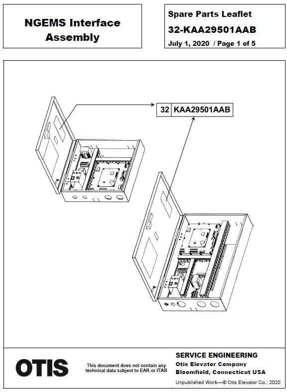SPL 32-KAA29501AAB NGEMS Interface Assembly
