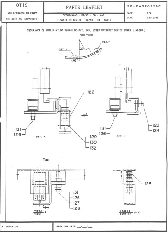 SPL 50-BAB26220C Safeties Device K2 / K3 30 NAO