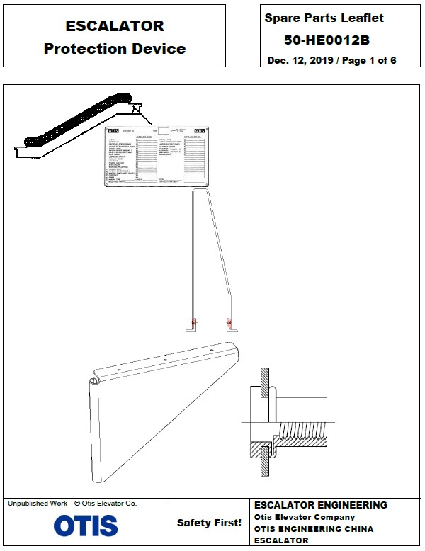 SPL 50-HE0012B Escalator Protection Device