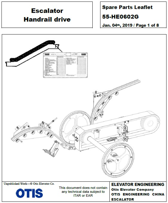 SPL 55-HE0602G Escalator Handrail Drive
