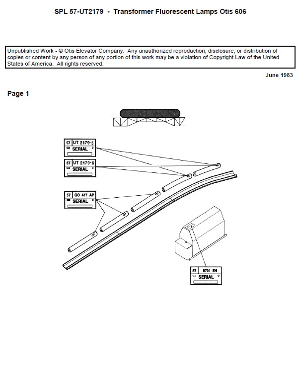 SPL 57-UT2179 Transformer Fluorescent Lamps