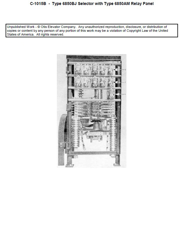 SPL C-1015B Type 6850BJ Selector with Type 6850AM Relay Panel