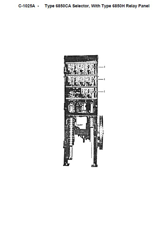 SPL C-1025A Selector with Type 6850H Relay Panel 6850CA