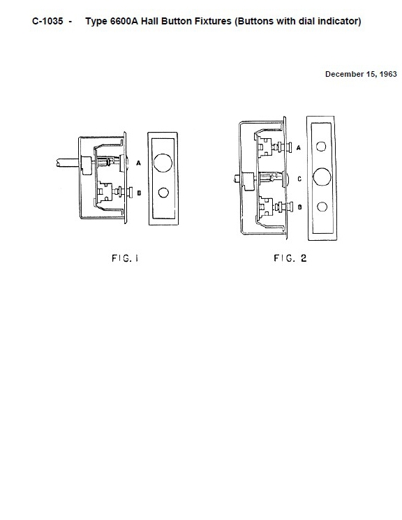 SPL C-1035 Indicator, Dial Hall Button Fixtures