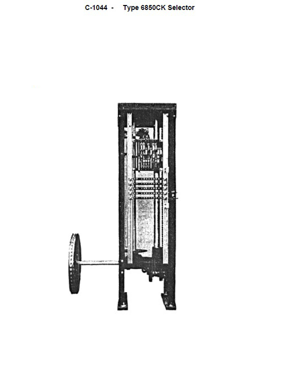SPL C-1044 Selector Usually Mounted in Controller Frame 6850CK