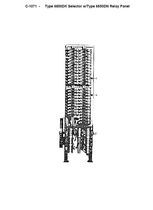 SPL C-1071 Type 6850DK Selector w/ Type 6850DN Relay Panel