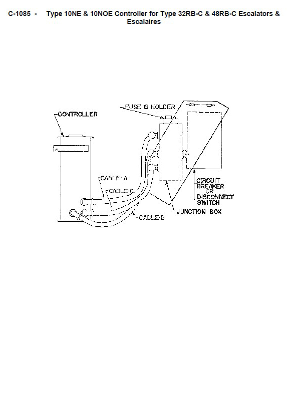 SPL C-1085 Controller, Escalator For 32RB-C & 48RB-C Escalators / Escal-Aire 10NE, 10NOE