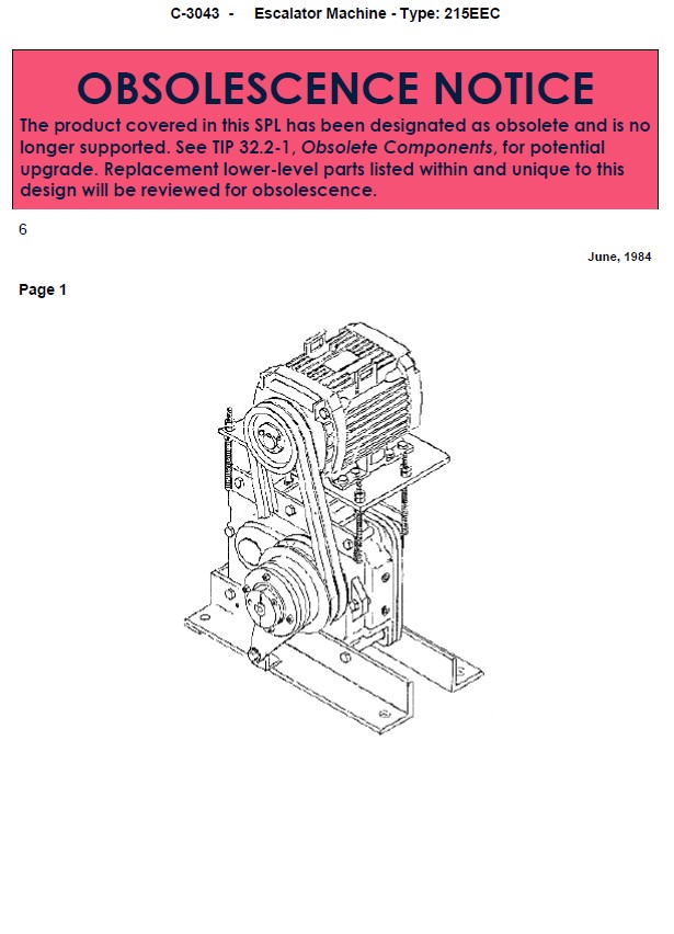 SPL C-3043 - Escalator Machine - Type: 215EEC