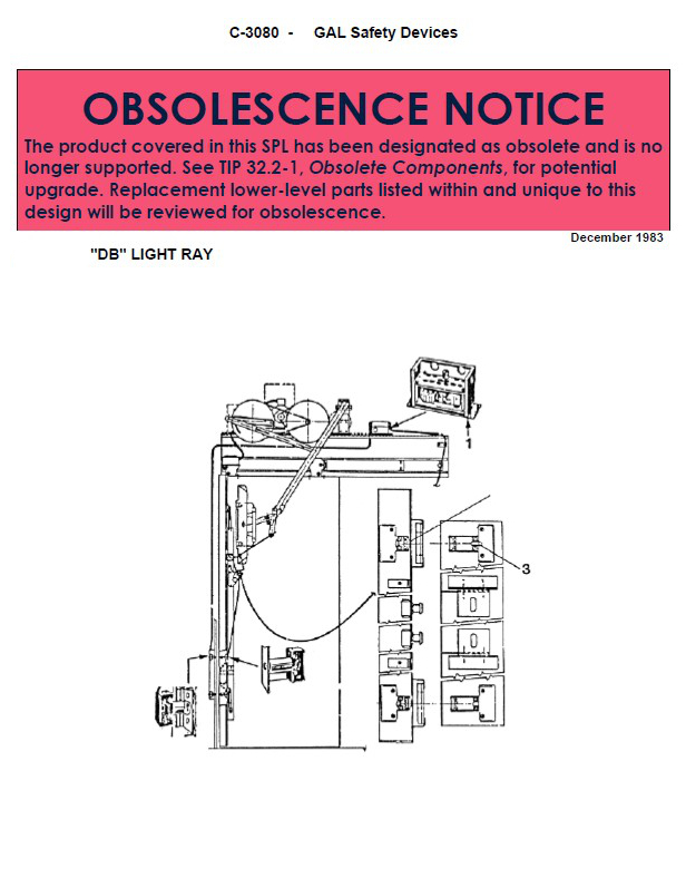 SPL C-3080 (OBSOLETE) GAL Safety Devices