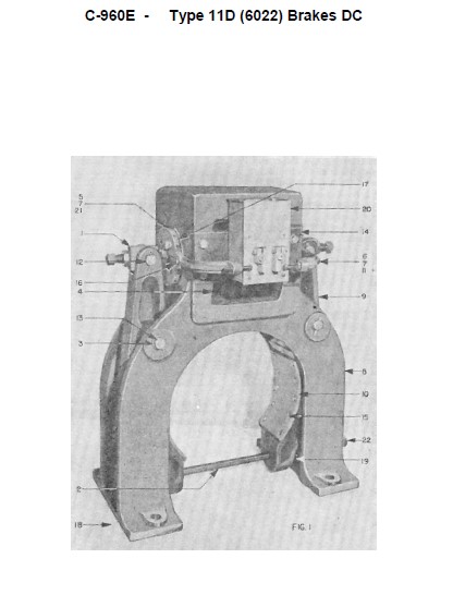 SPL C-960E Type 11D 6022 Brakes DC