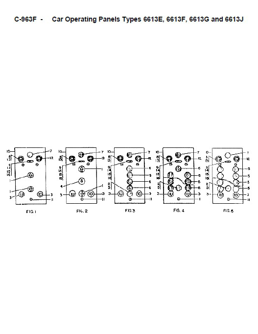 SPL C-963F Car Operating Panel 6613