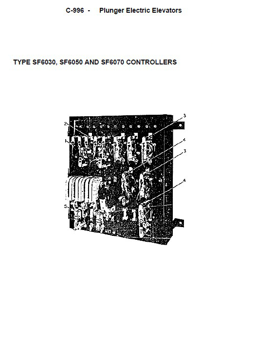SPL C-996 Controller, Hydraulic Plunger Electric Elevators SF6030