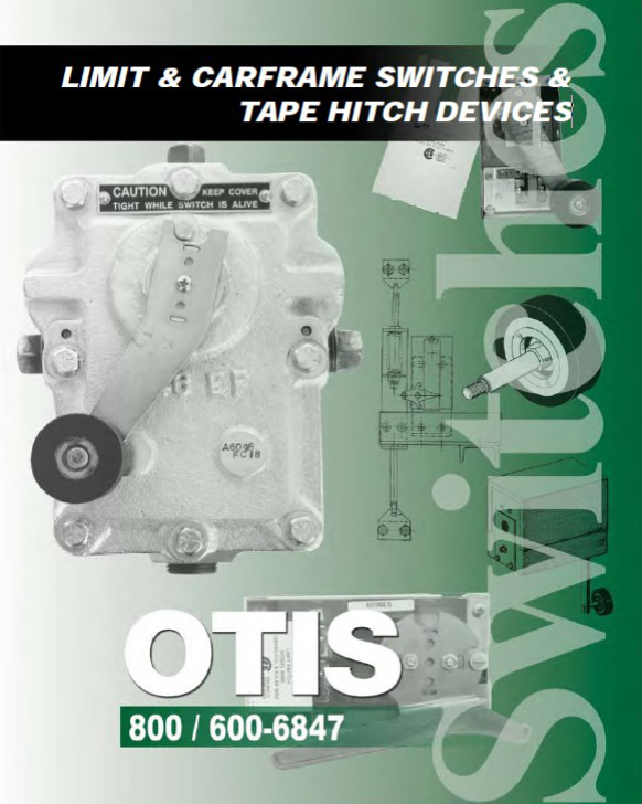 Otis limit & carframe switches & tape hitch devices